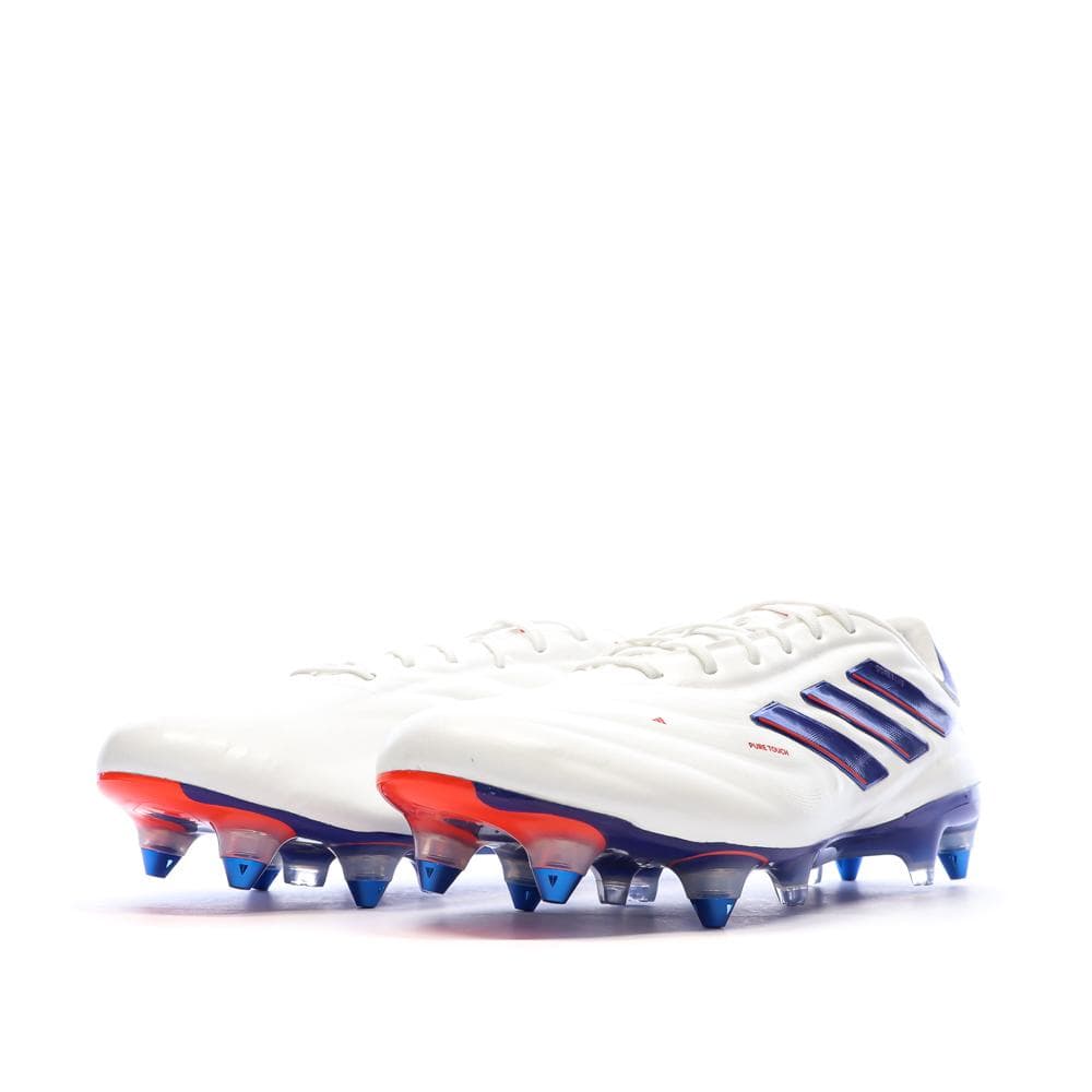 Chaussures de Foot Blanc/Bleu Homme Adidas Copa Pure 2 Elite SG 6