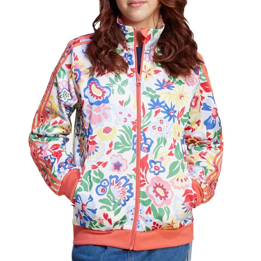 Veste Imprimé Rouge/Blanc Femme Adidas Firebird 1