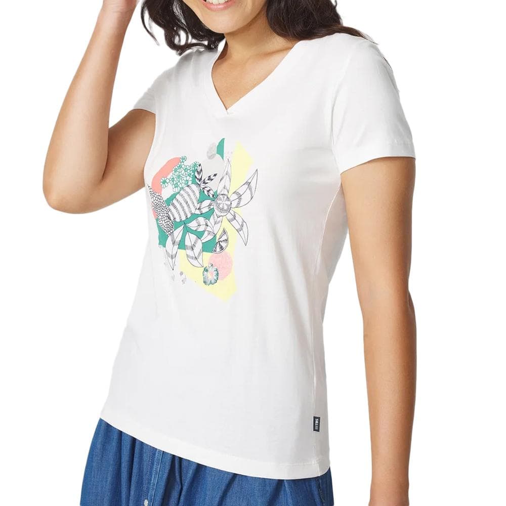 T-shirt Blanc Femme TBS LUGDITEE 1