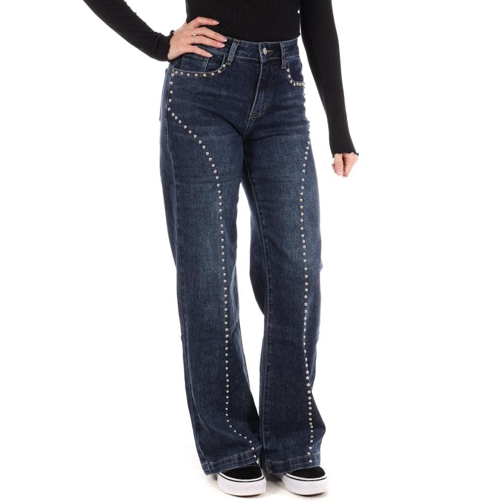 Jean Loose Bleu Femme Monday Premium 1807 XD 1
