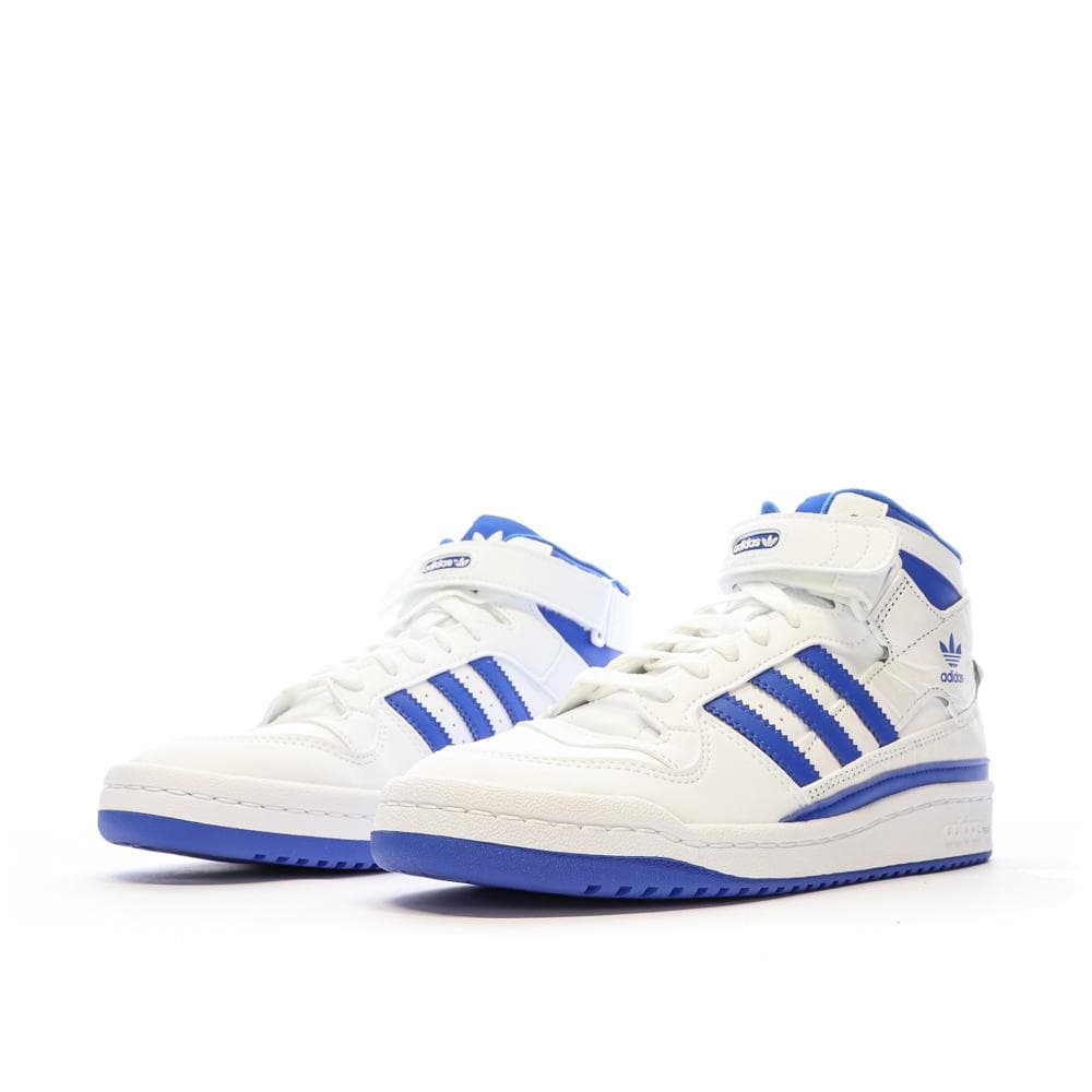 Baskets Blanc/Bleu Garçon Adidas Forum Mid 6