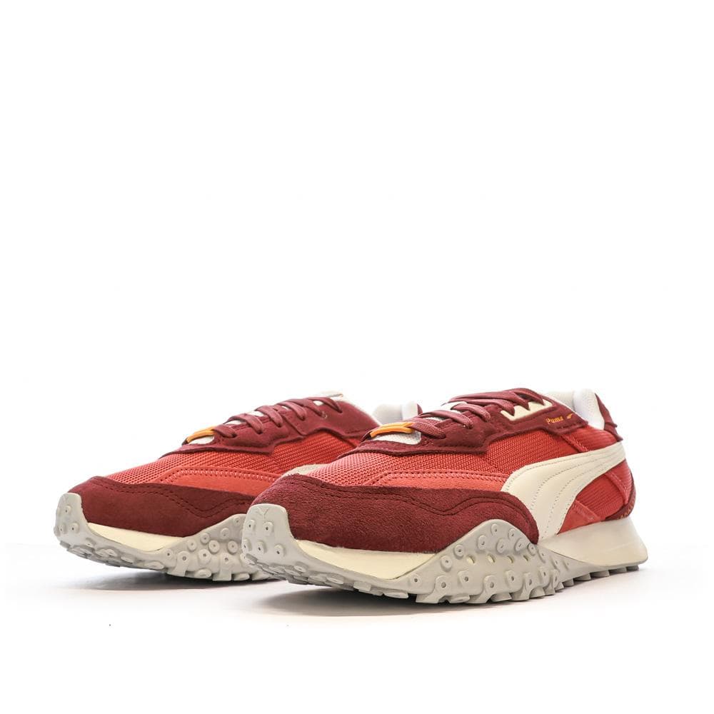 Baskets Rouge Homme Puma Rider Washed 6