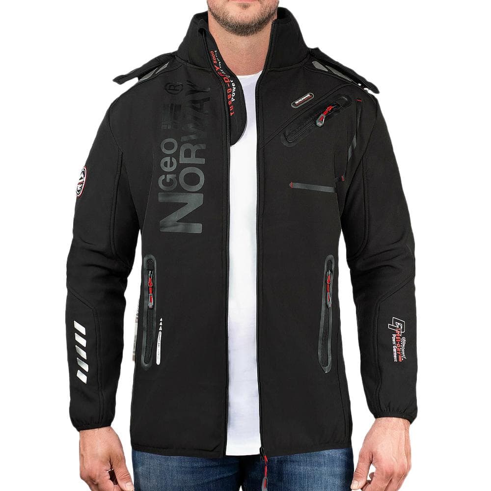 Parka Softshell Noir Homme Geographical Norway GN-ROYAUTE 1