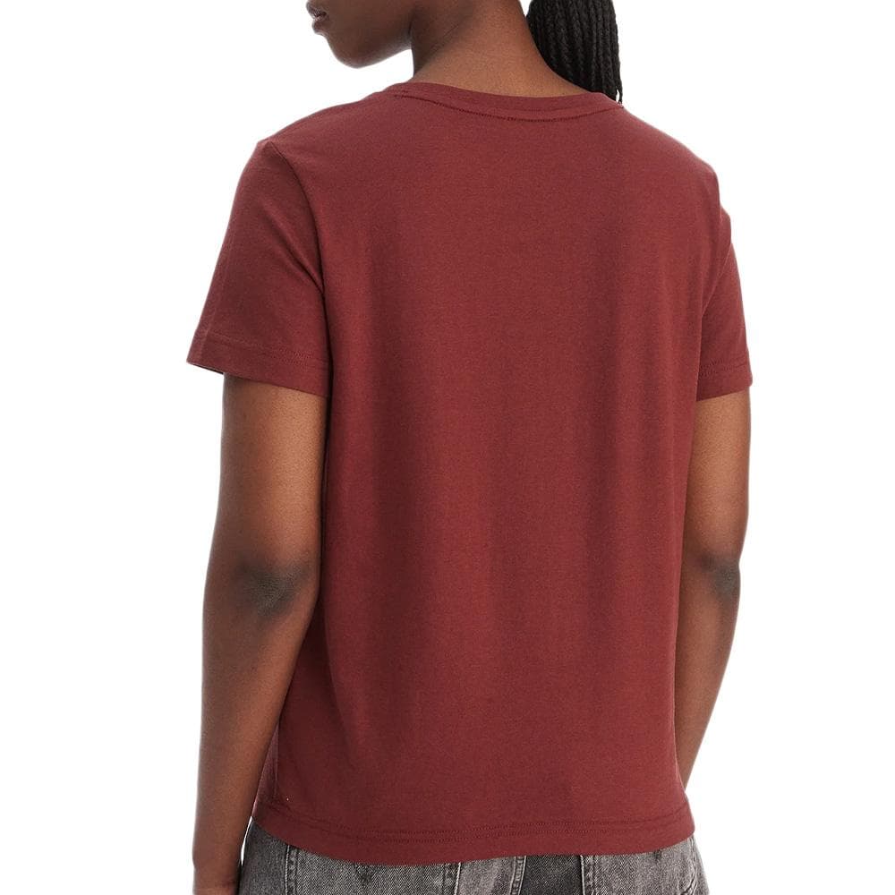 T-Shirt Marron Femme Calvin Klein Jeans Archive LV047B205G 2