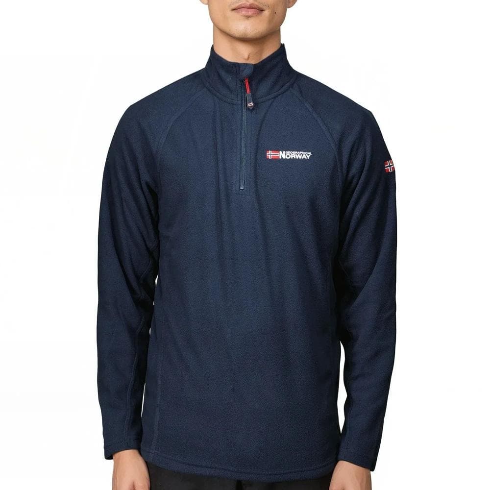 Veste Polaire 1/4 de Zip Marine Homme Geographical Norway Men 233 1