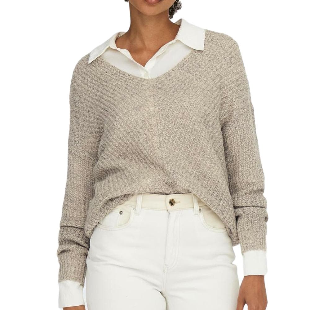 Pull Gris femme Jacqueline de Yong MEGAN 1