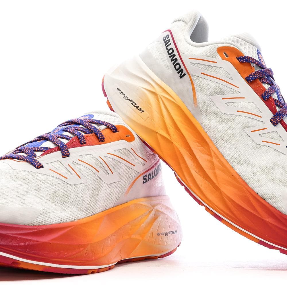 Chaussures de Running Blanc/Orange Homme Salomon Aero Glide 2 7