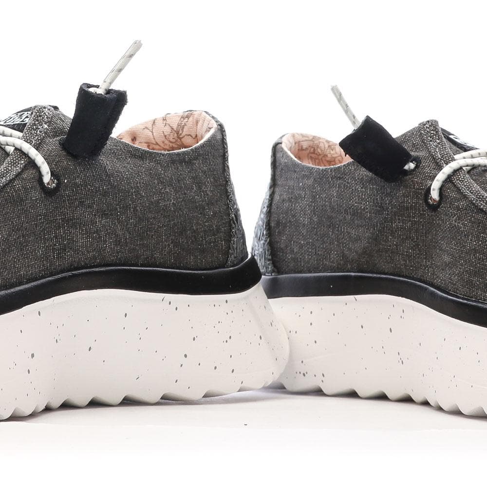 Chaussures Gris Moyen Femme Hey Dude Wally Sport Mesh 7