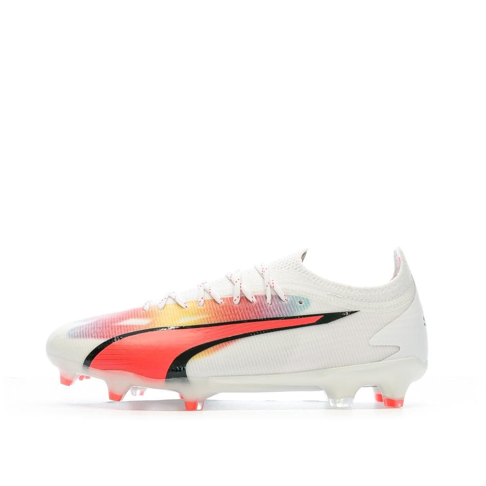 Chaussures de Football Blanches/Oranges Homme Puma Ultra Ultimate Fg/ag 1