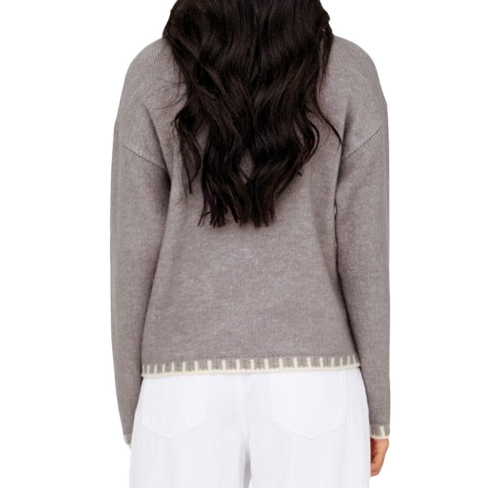Pull Gris Clair/Beige Femme JDY Silja 2