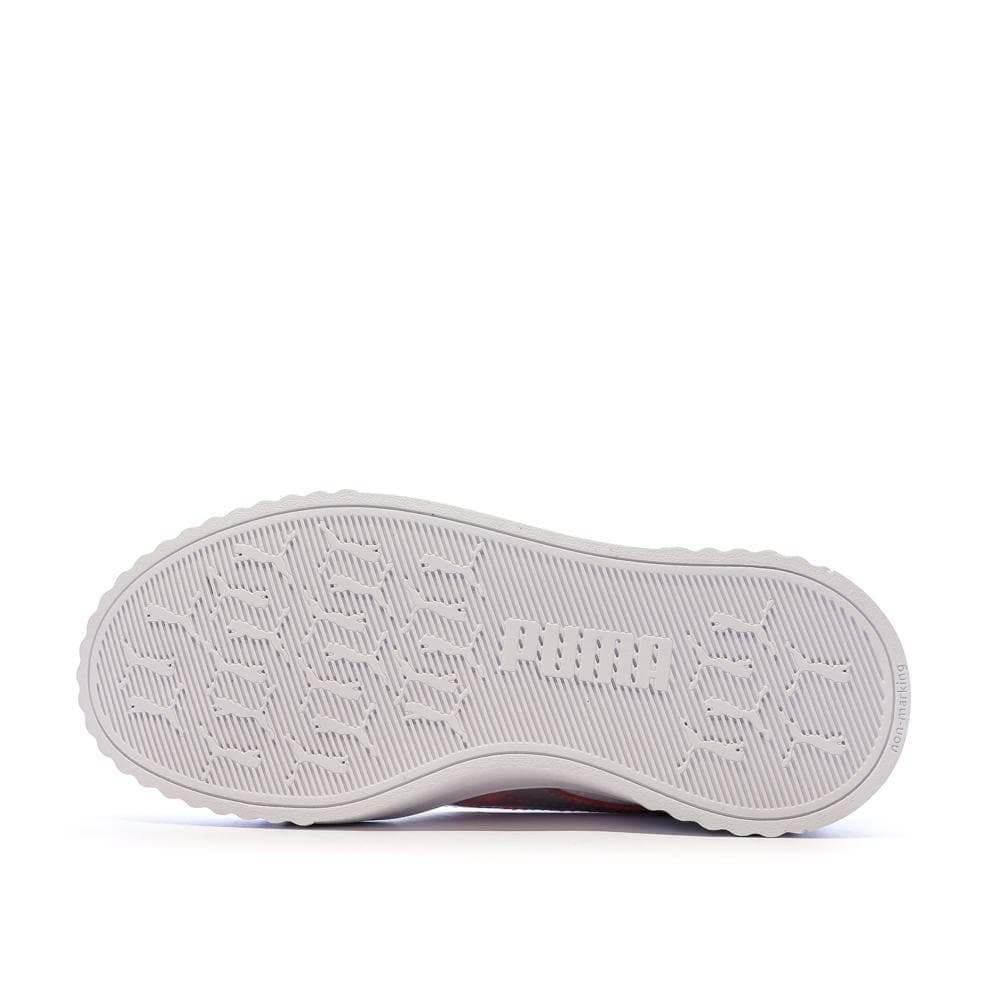 Baskets Blanches/Rose/Bleu Fille Puma Carina 3.0 5