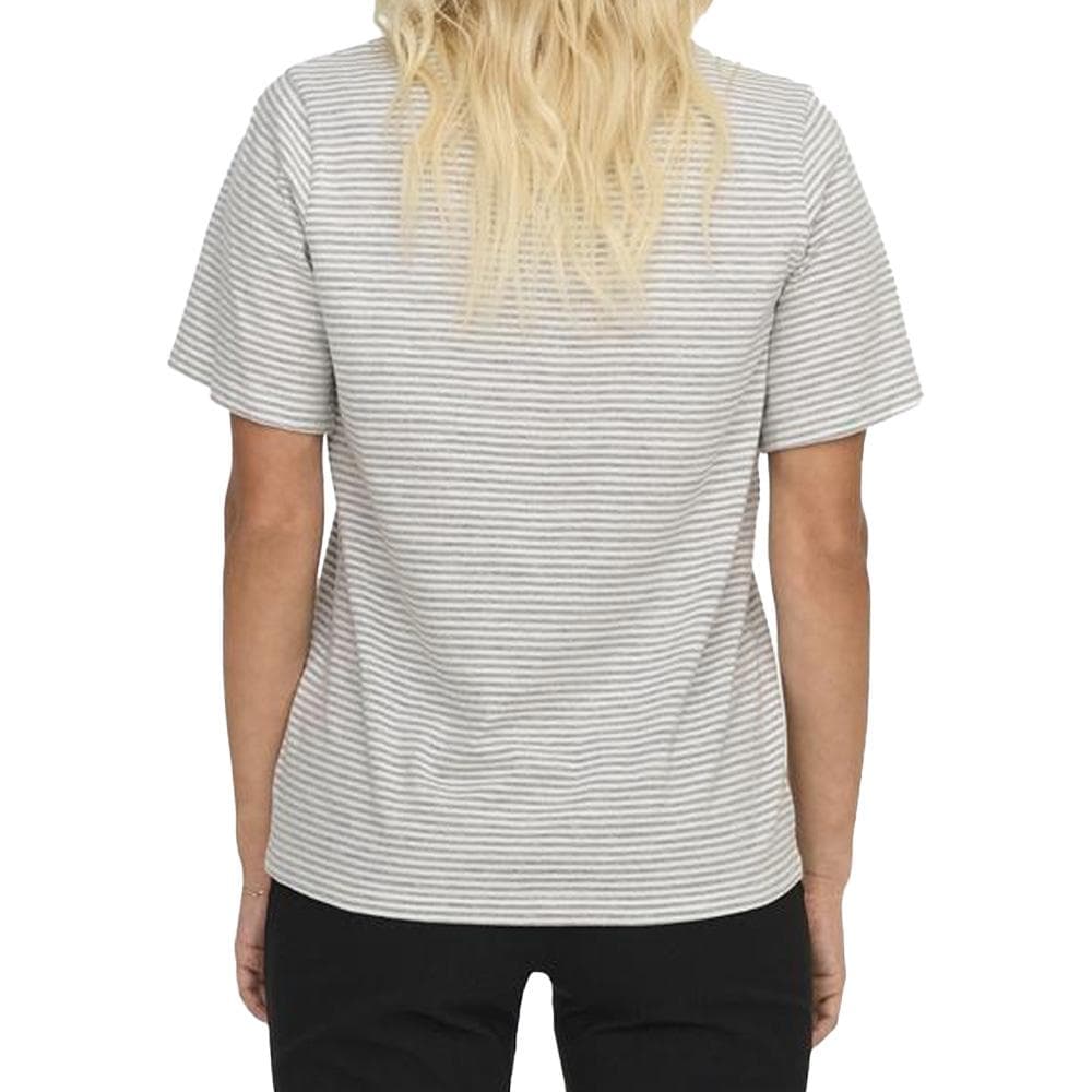 T-shirt Gris/Rayures Femme JDY Pisa 2