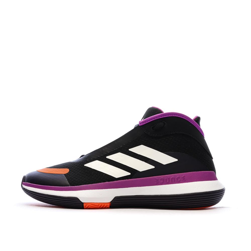 Chaussures de basketball Noires/Violettes Homme Adidas Bounce 1