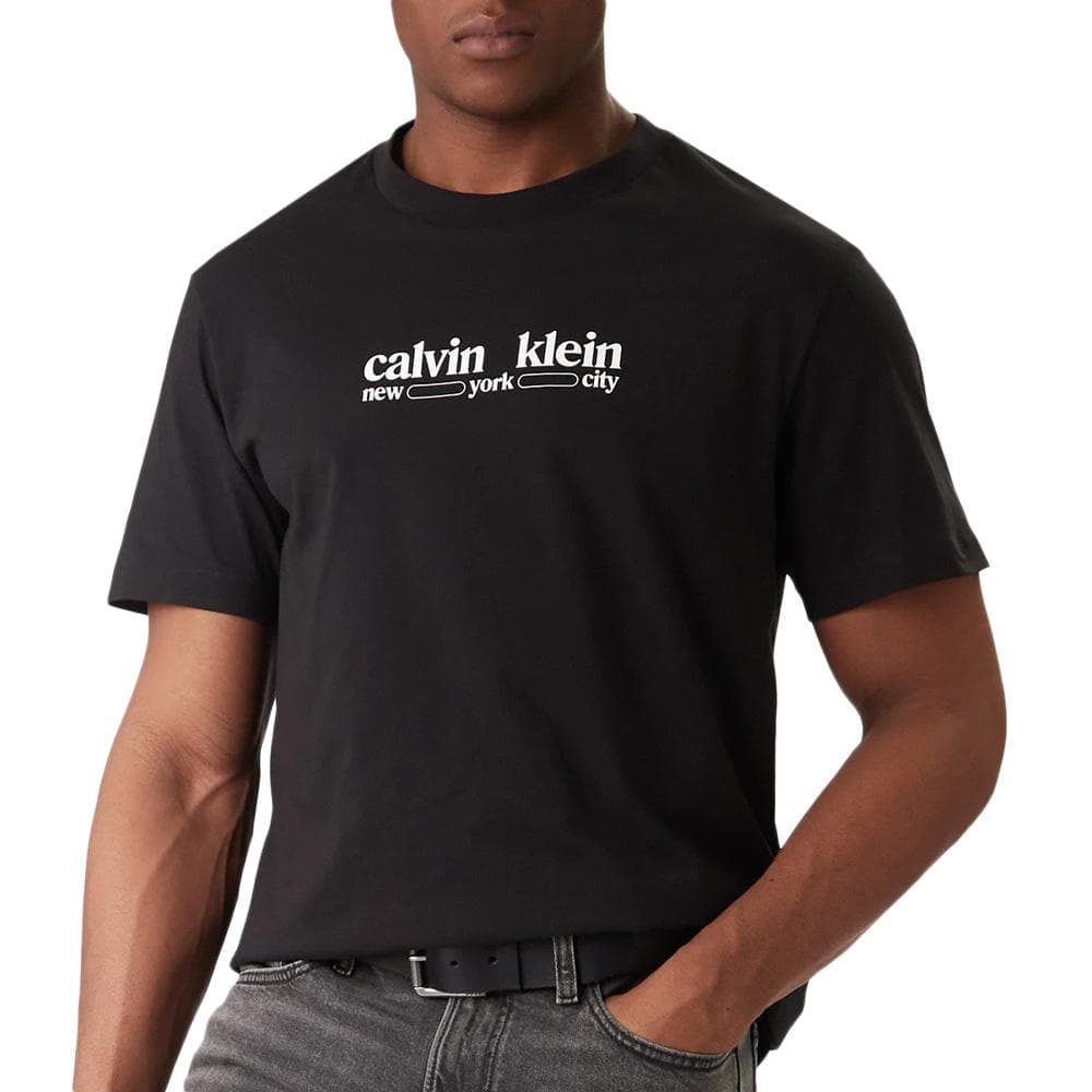 T-Shirt Noir Homme Calvin Klein Jeans LV14RE831G 1
