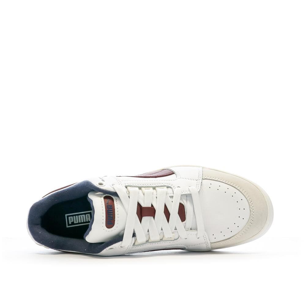 Baskets Blanc/Bordeaux Homme Puma Slipstream Lo Retro 4