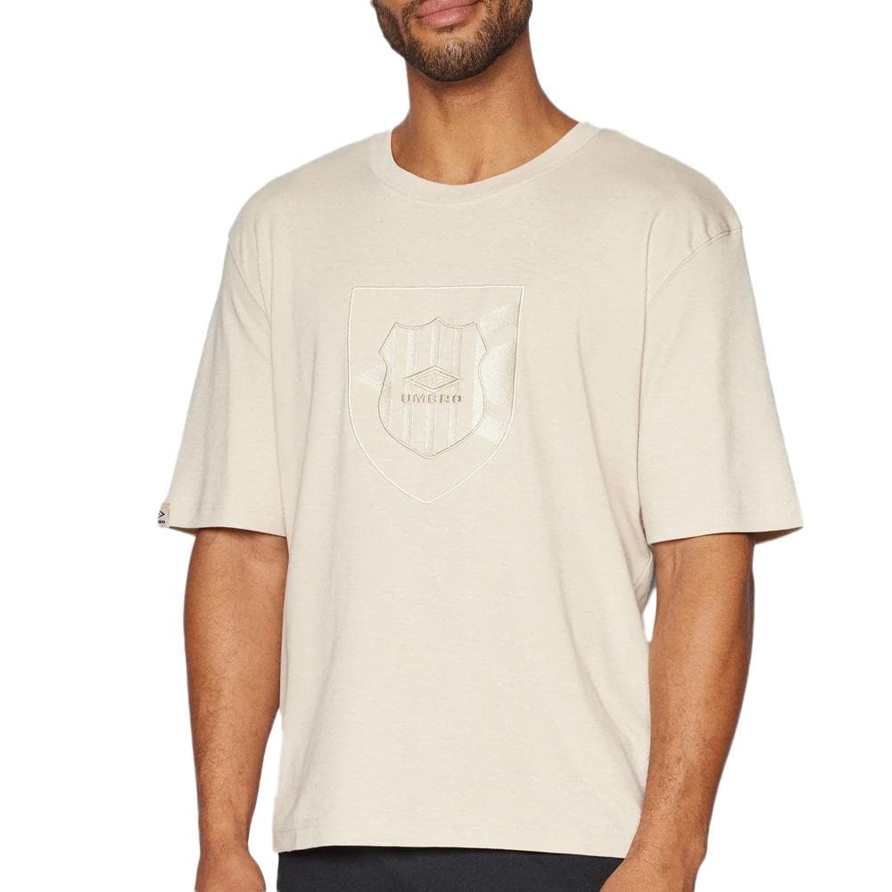 T-Shirt Beige Homme Umbro Crest 1