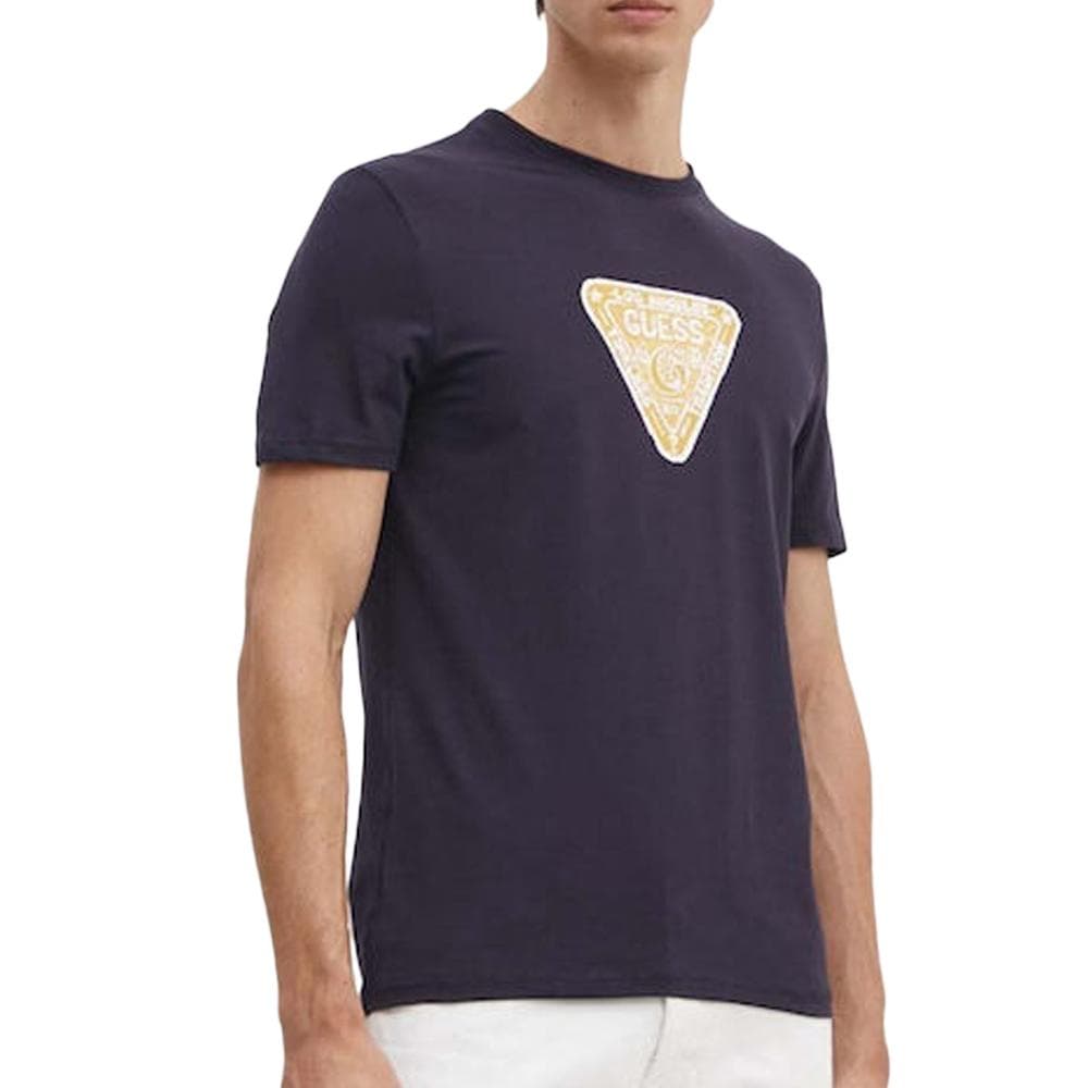 T-shirt Marine Homme Guess M4YI35J1314 1