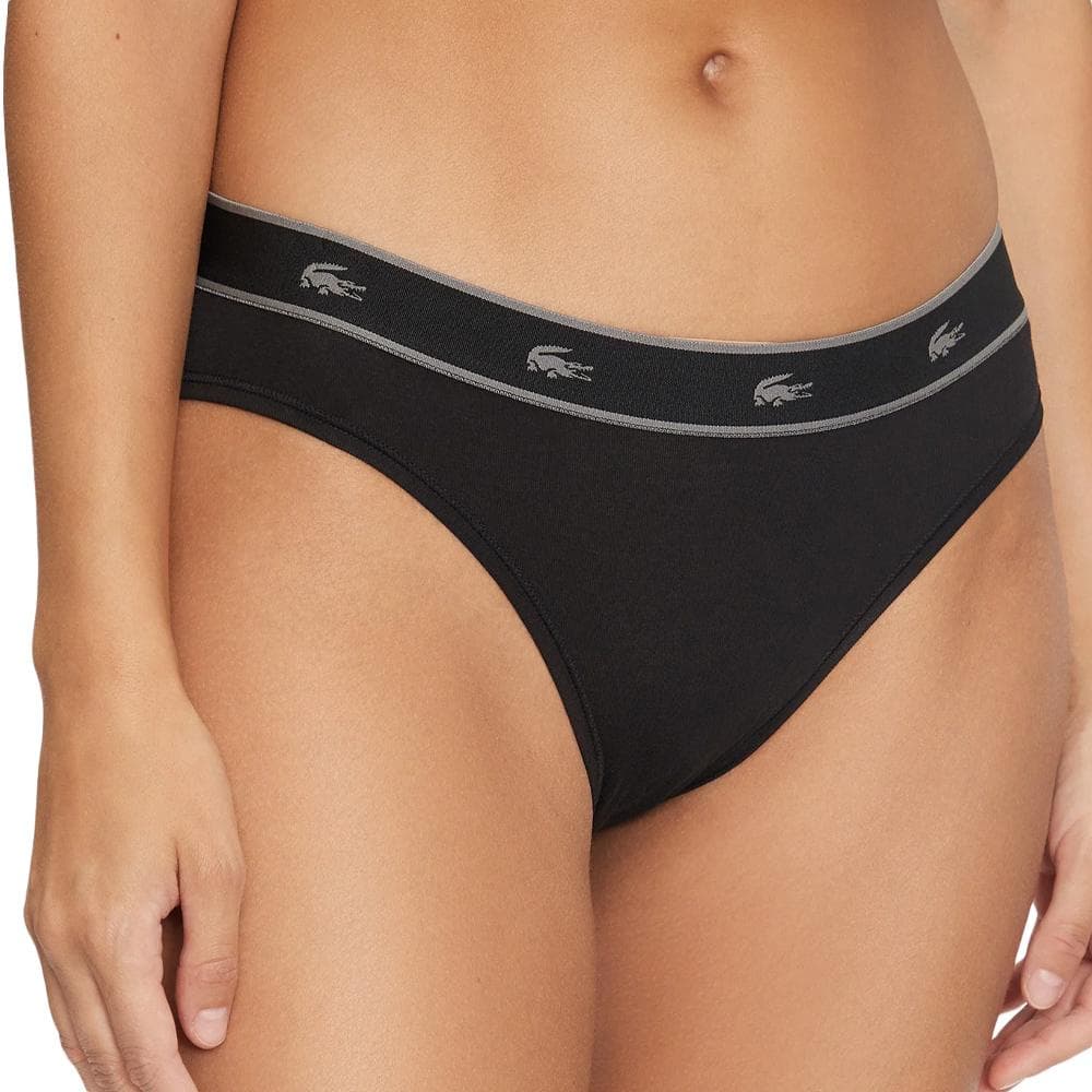 X1 Culotte Noir Lacoste Stripe 1