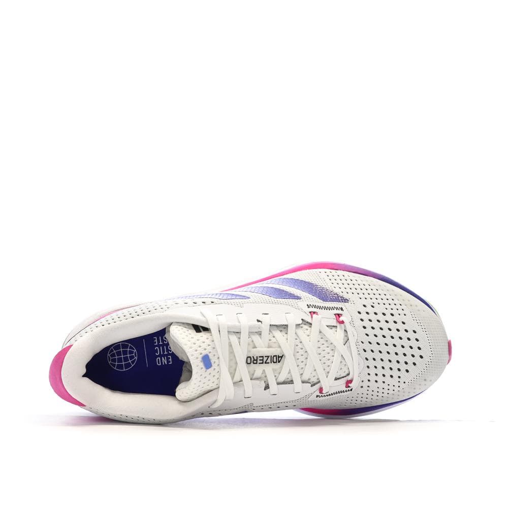 Chaussures de running Blanches/Violettes Fille Adidas Adizero Sl 4