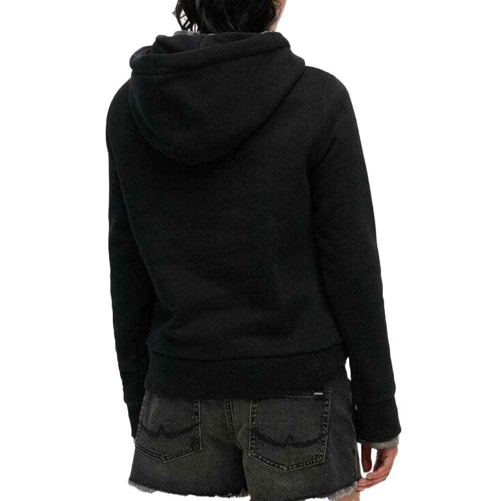Sweat Noir Femme Superdry Super Athletics 2