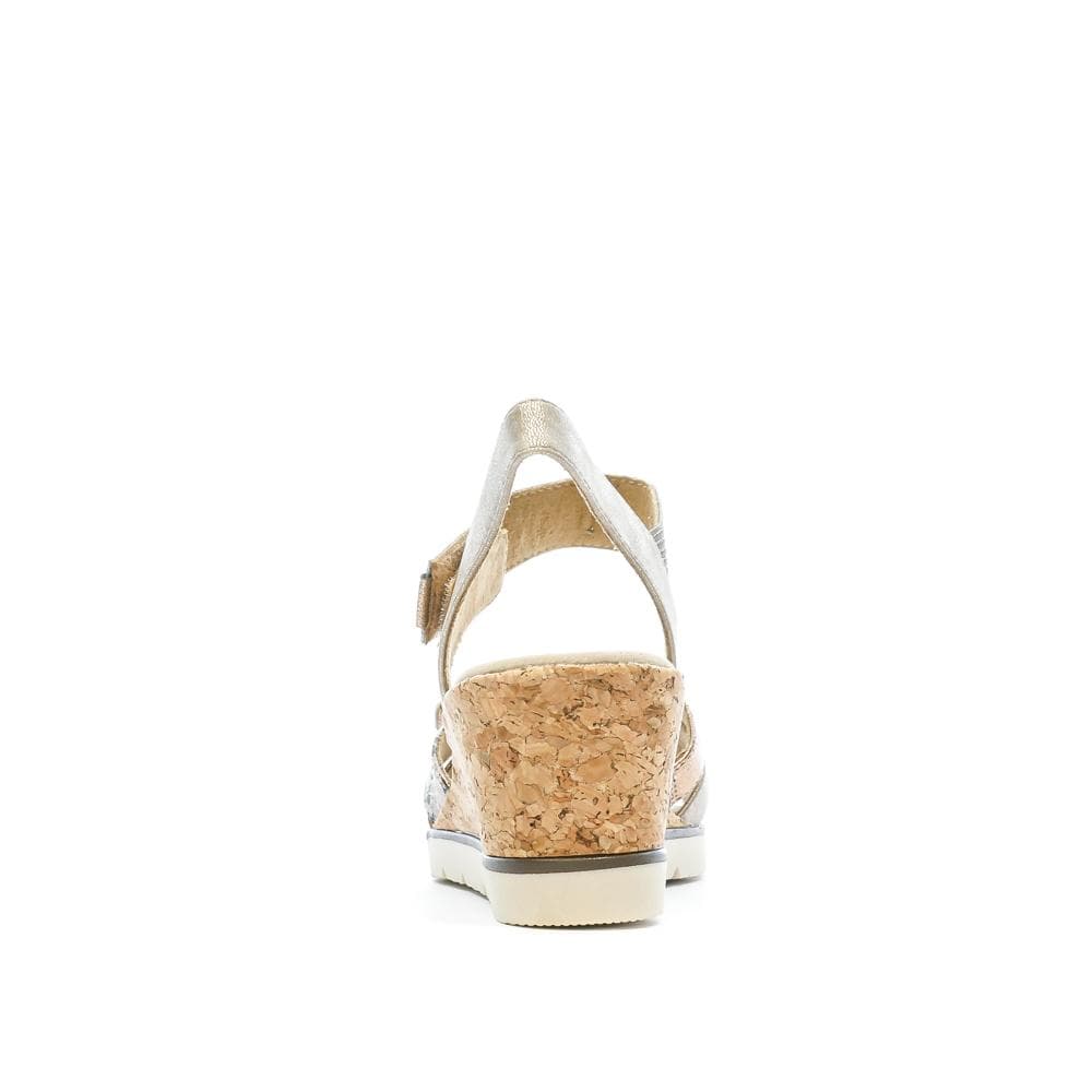 Sandales Compensées Grises Femme RELIFE Jolbride 3
