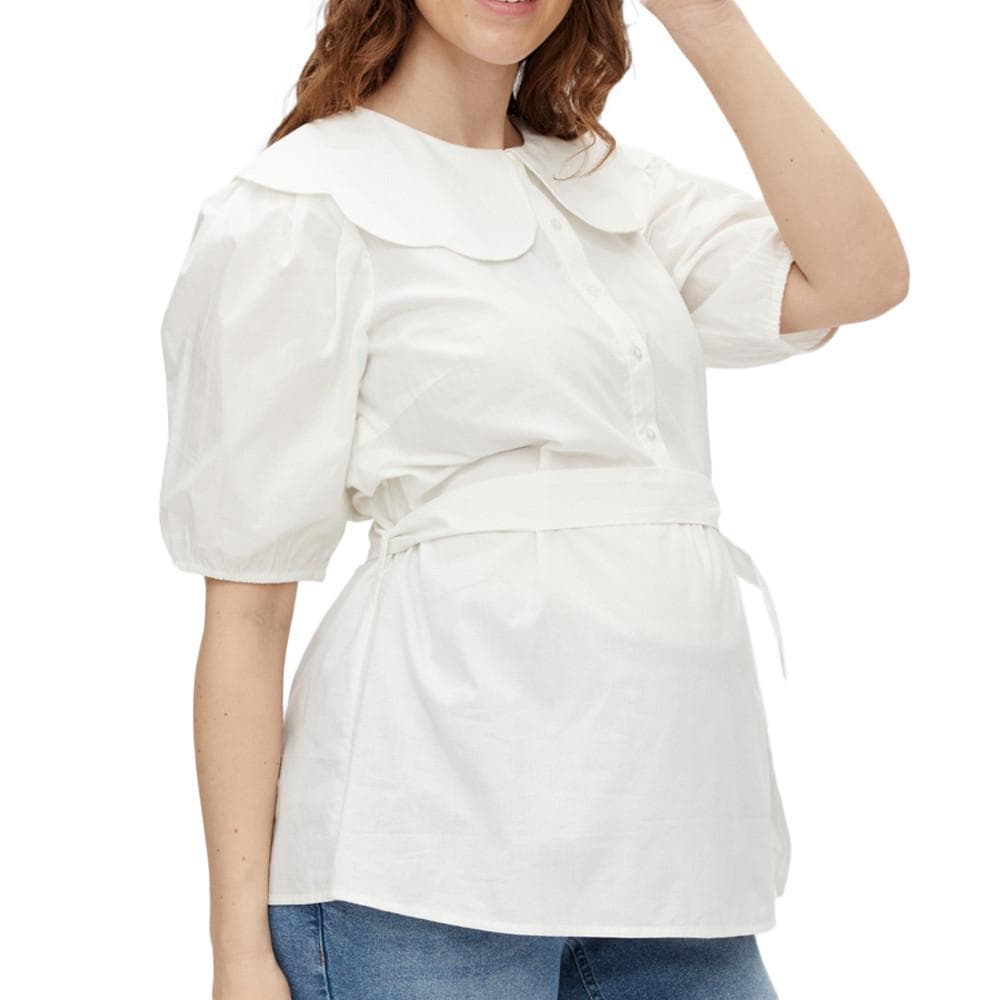 Blouse Blanche Femme Mamalicious Tora 1