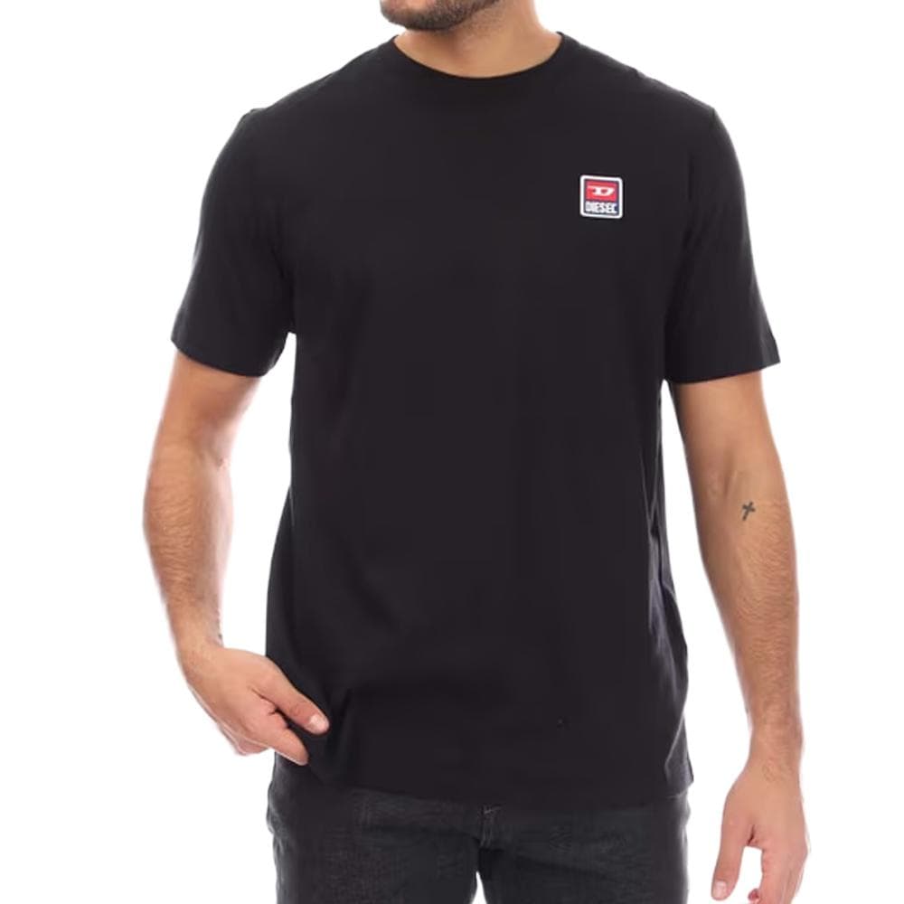 T-shirt Noir Homme Diesel Just 16 Maglietta 1