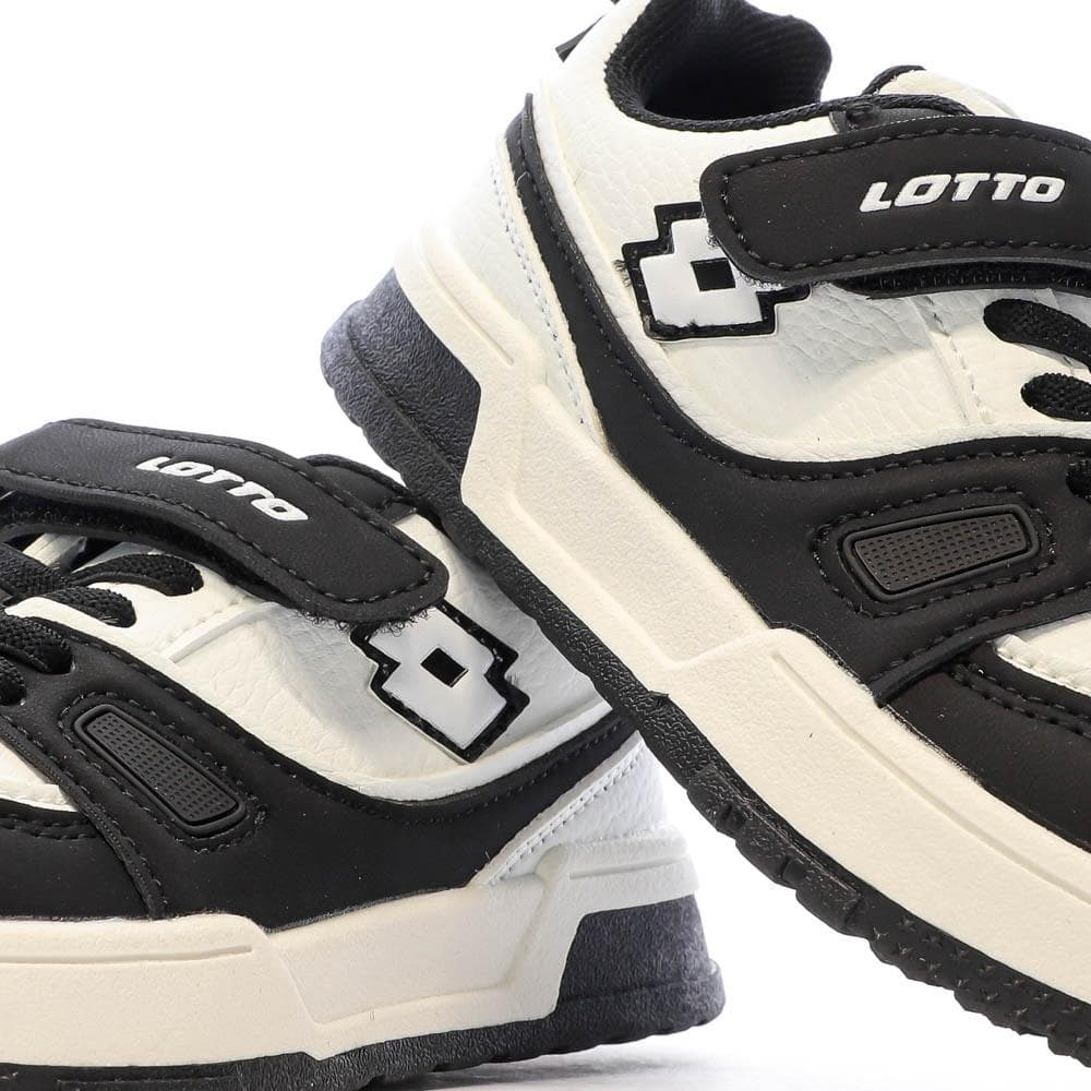 Baskets Blanches/Noires Garçon Lotto Basket Pescara 7