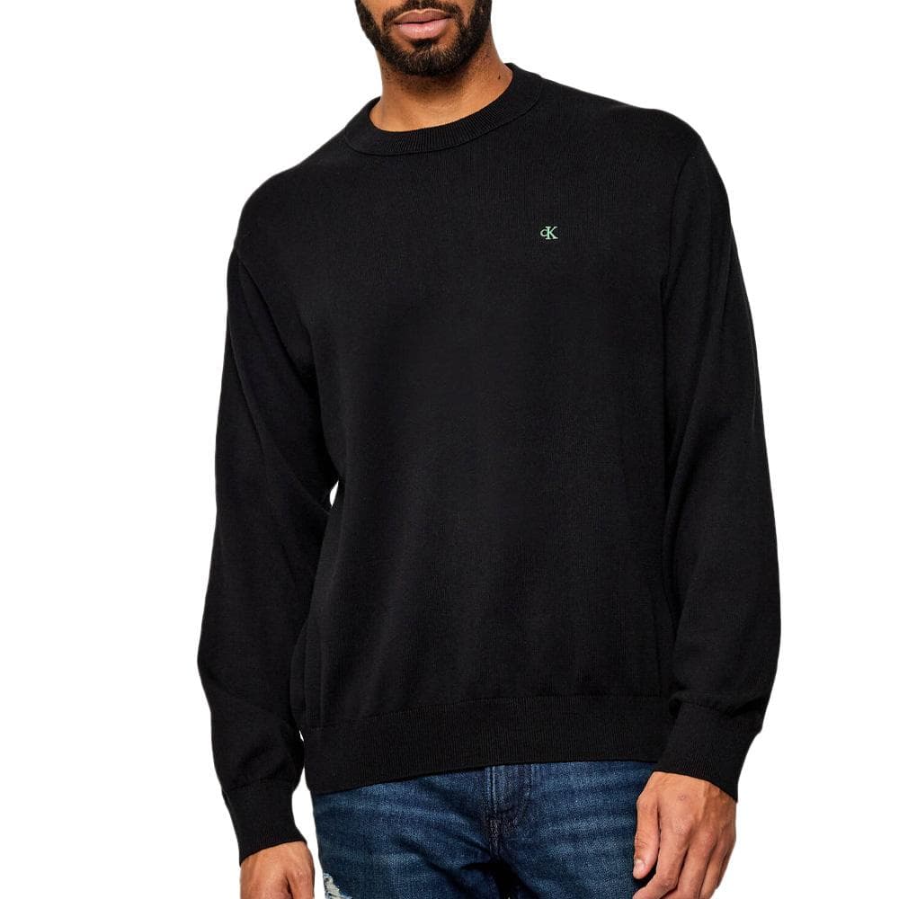 Sweat Noir Homme Calvin Klein Jeans Easy 1