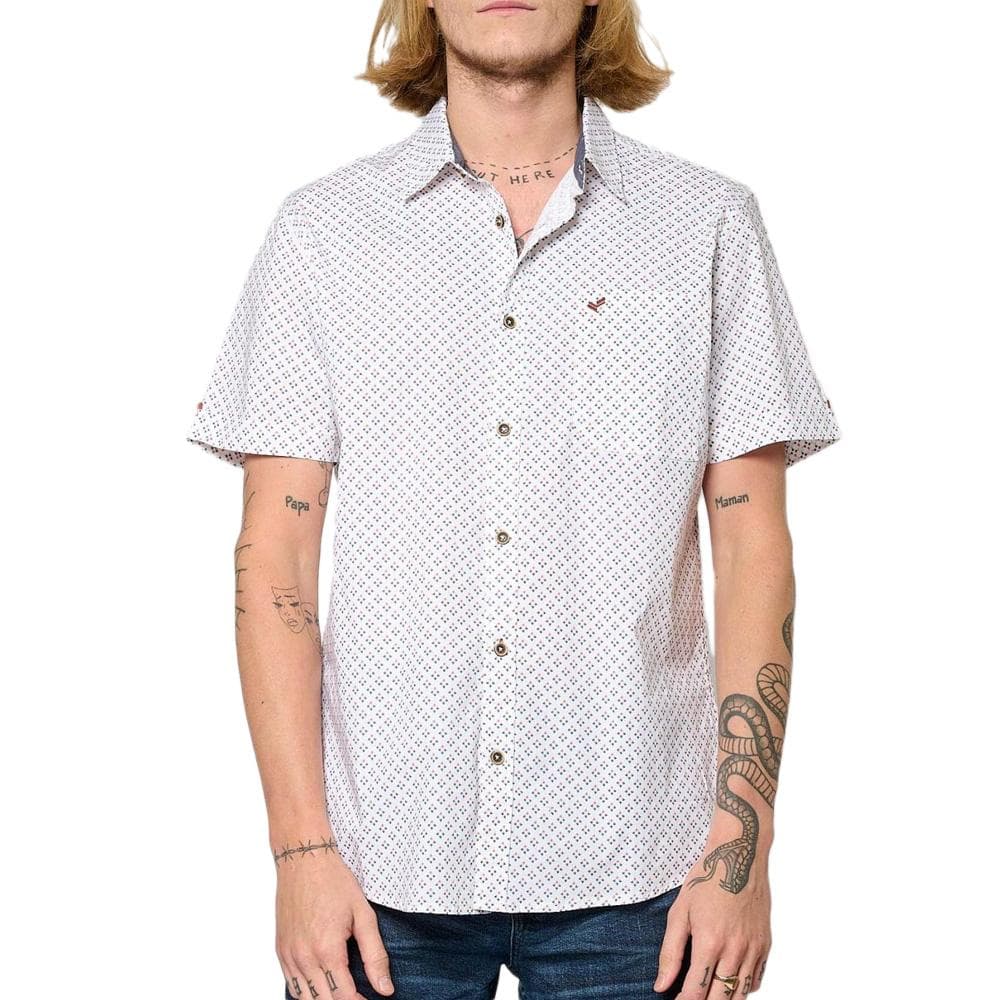 Chemise Blanche à Motifs Homme Kaporal KALON 1