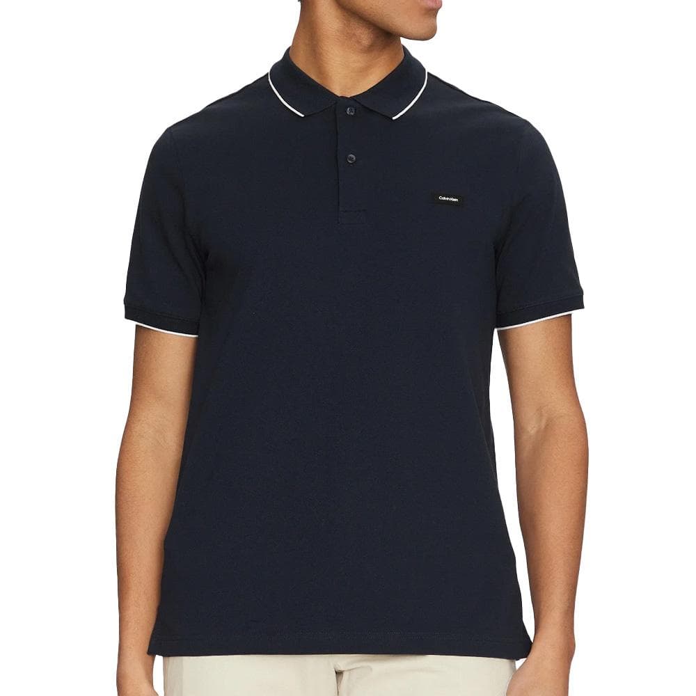 Polo Marine Homme Calvin Klein Jeans Stretch 1