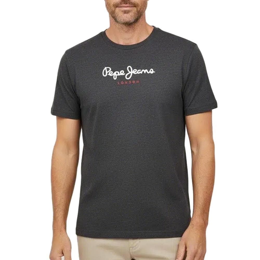 T-Shirt Gris Foncé Homme Pepe jeans Eggo 1