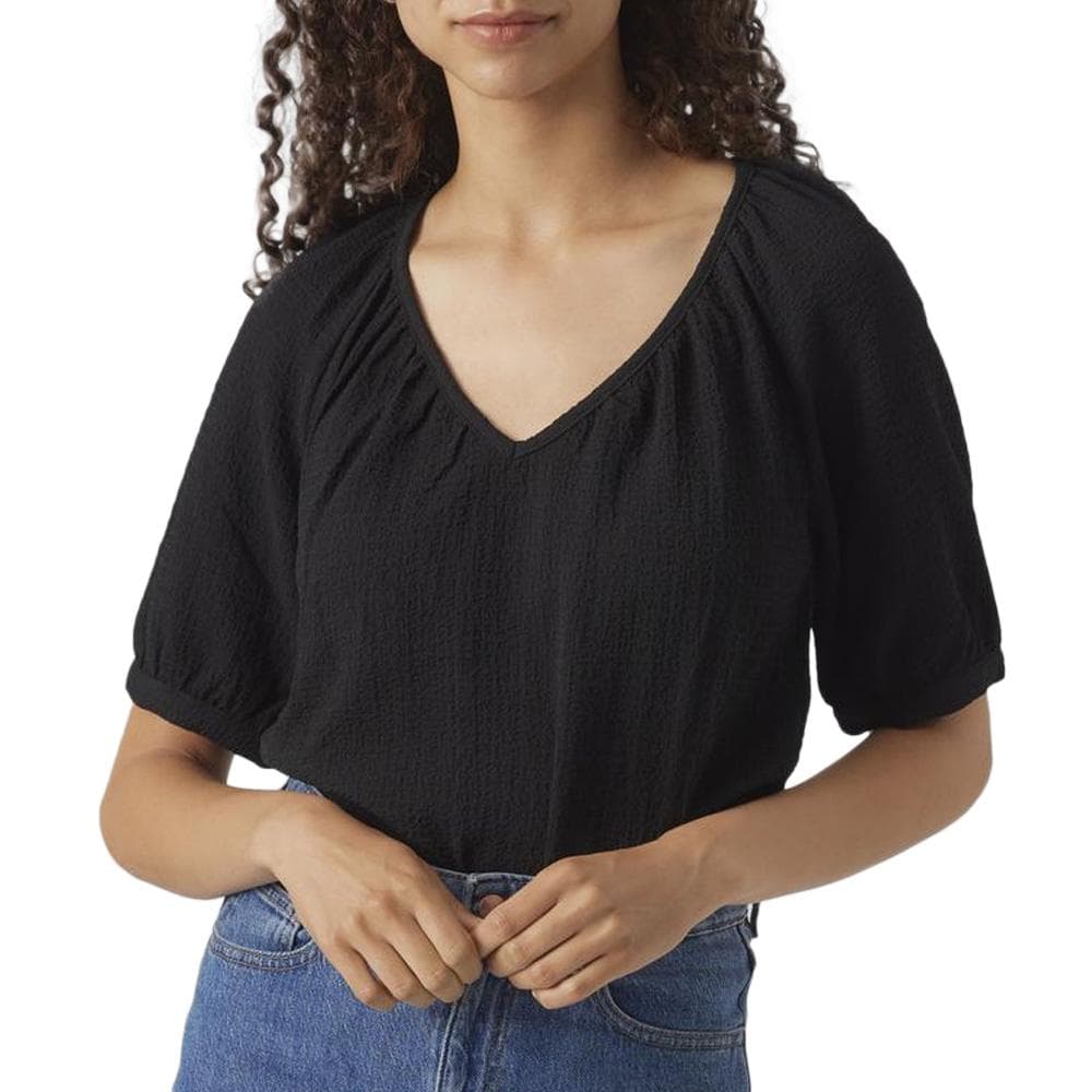 T-shirt Noir Femme Vero Moda Kassi 1