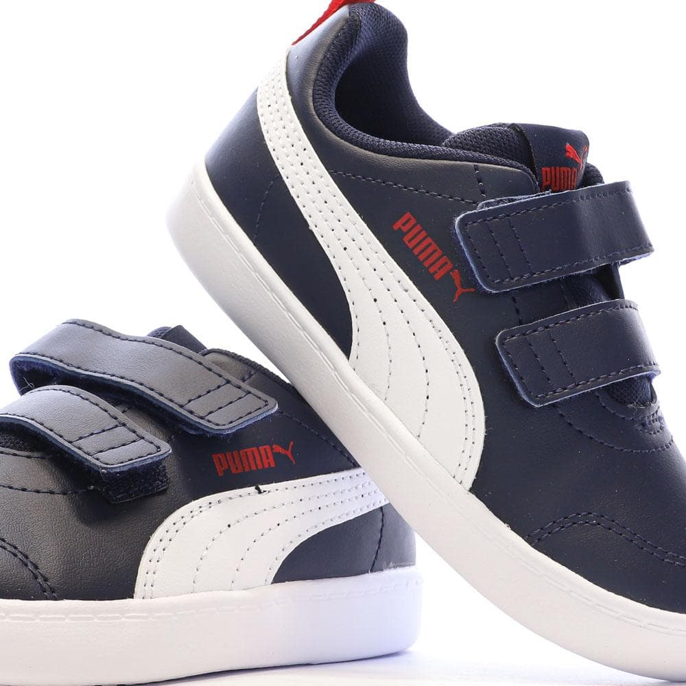 Baskets Marine Garçon Puma Courtflex V2 7