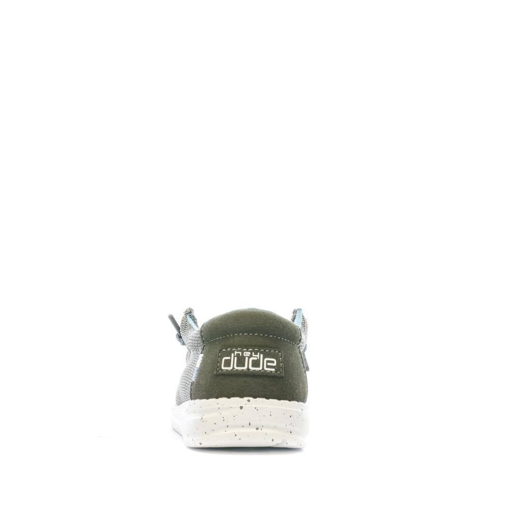Chaussures Grise/Bleu Garçon Hey Dude Wally Youth 3