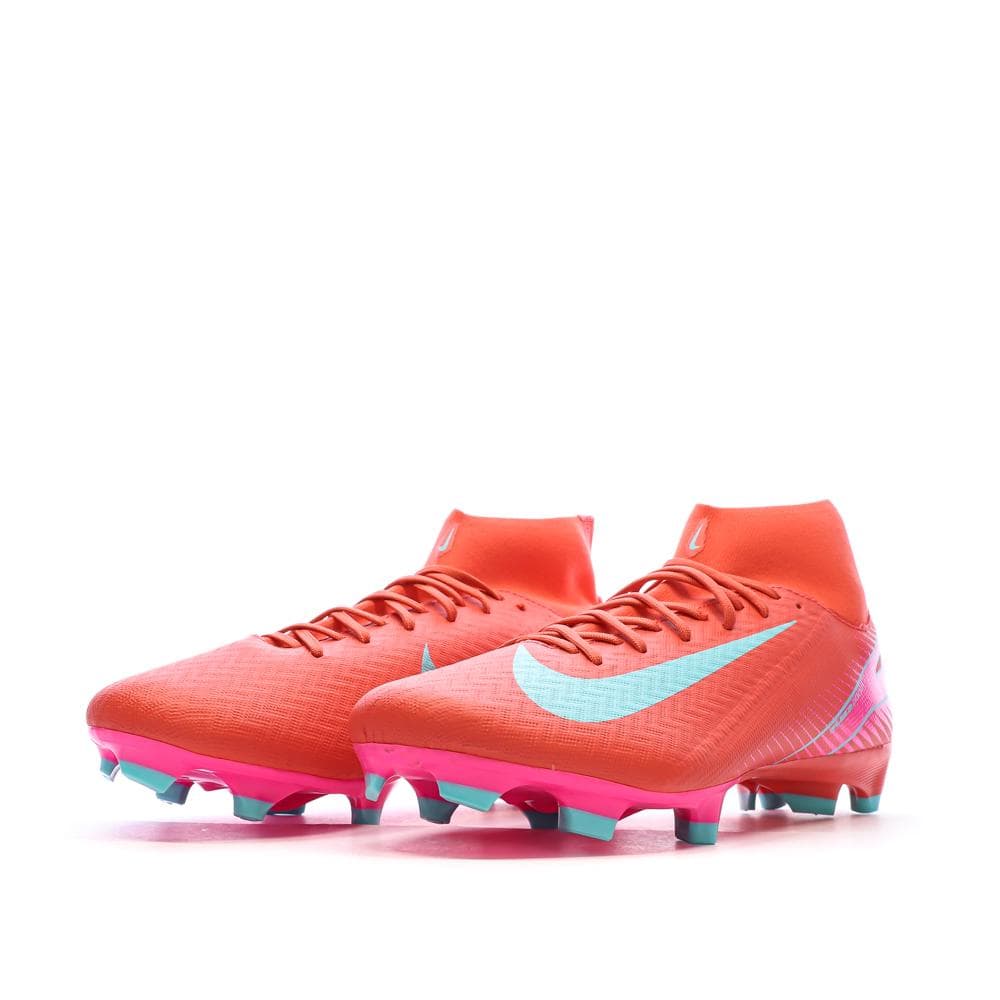 Chaussures de Foot Rouges/Turquoise Homme Nike ZM Superfly 10 Acad FG/MG 6