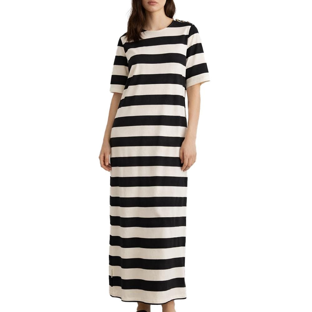 Robe Noir/Beige Femme Vero Moda Milla 1