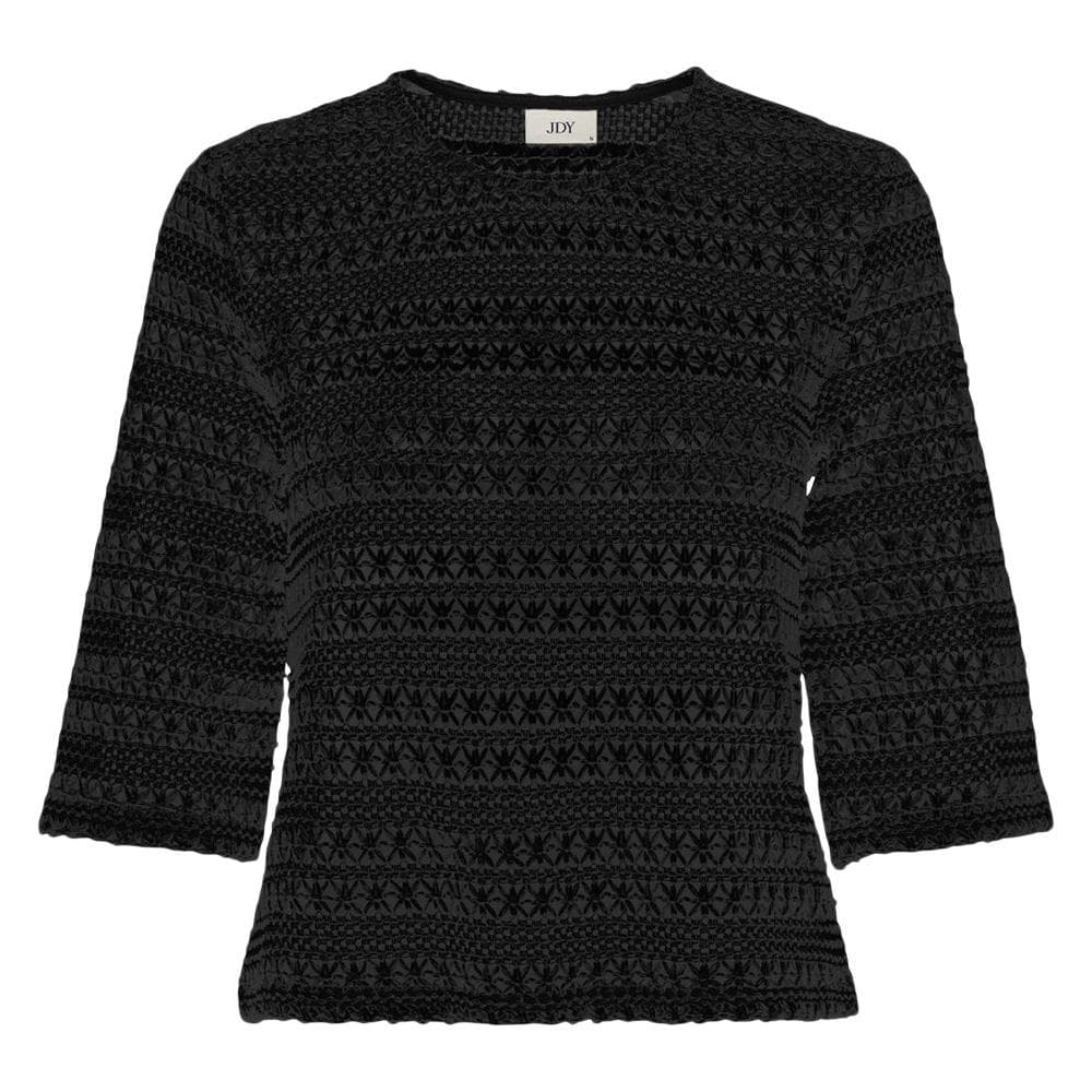 T-shirt en Maille Noir Femme JDY Elly 1