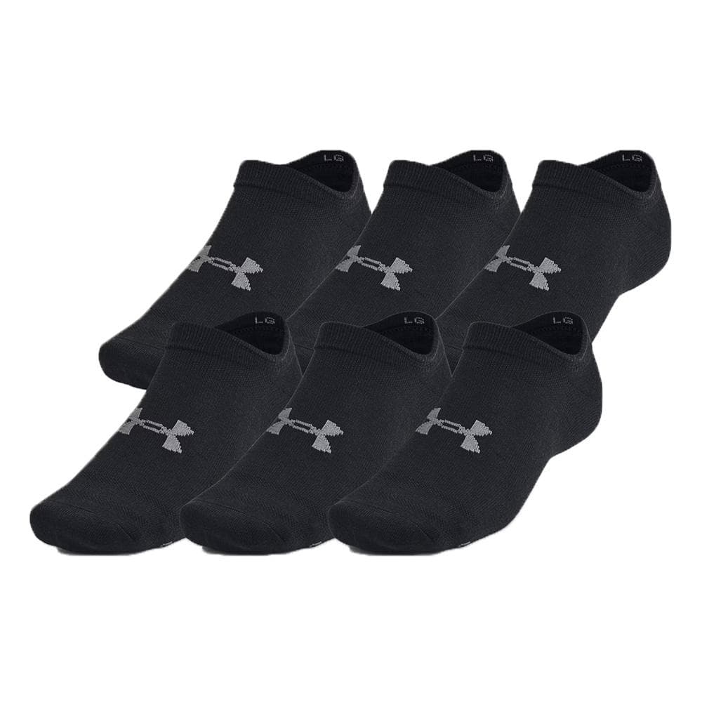 Lot de 3 Paires de Chaussettes Noires Mixte Under Armour Unisex 1