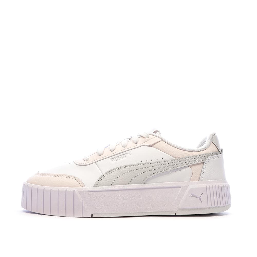 Baskets Blanc/Rose/Gris Femme Puma Carina Mia 1