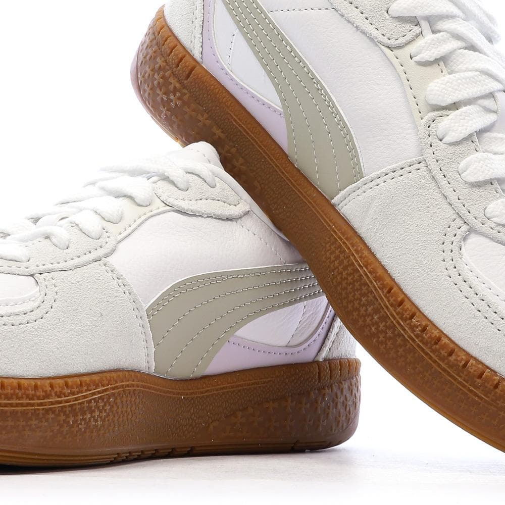 Baskets Blanches/Beiges Femme Puma Palermo 7