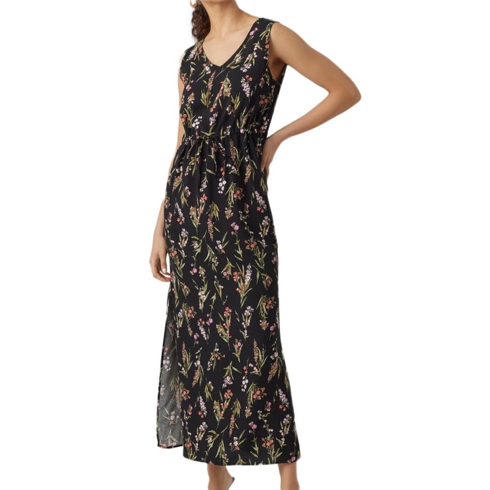 Robe Longue Noir/Vert Femme Vero Moda 10286770 1