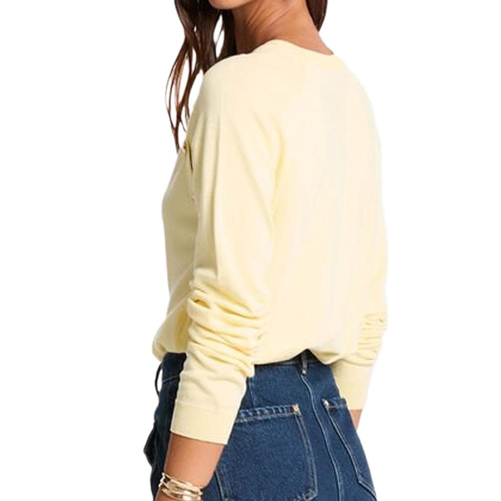 Pull Jaune Femme Morgan Boutons 2