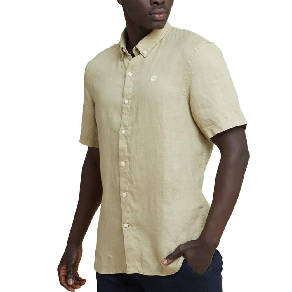 Chemise Verte Homme Timberland Linen 1