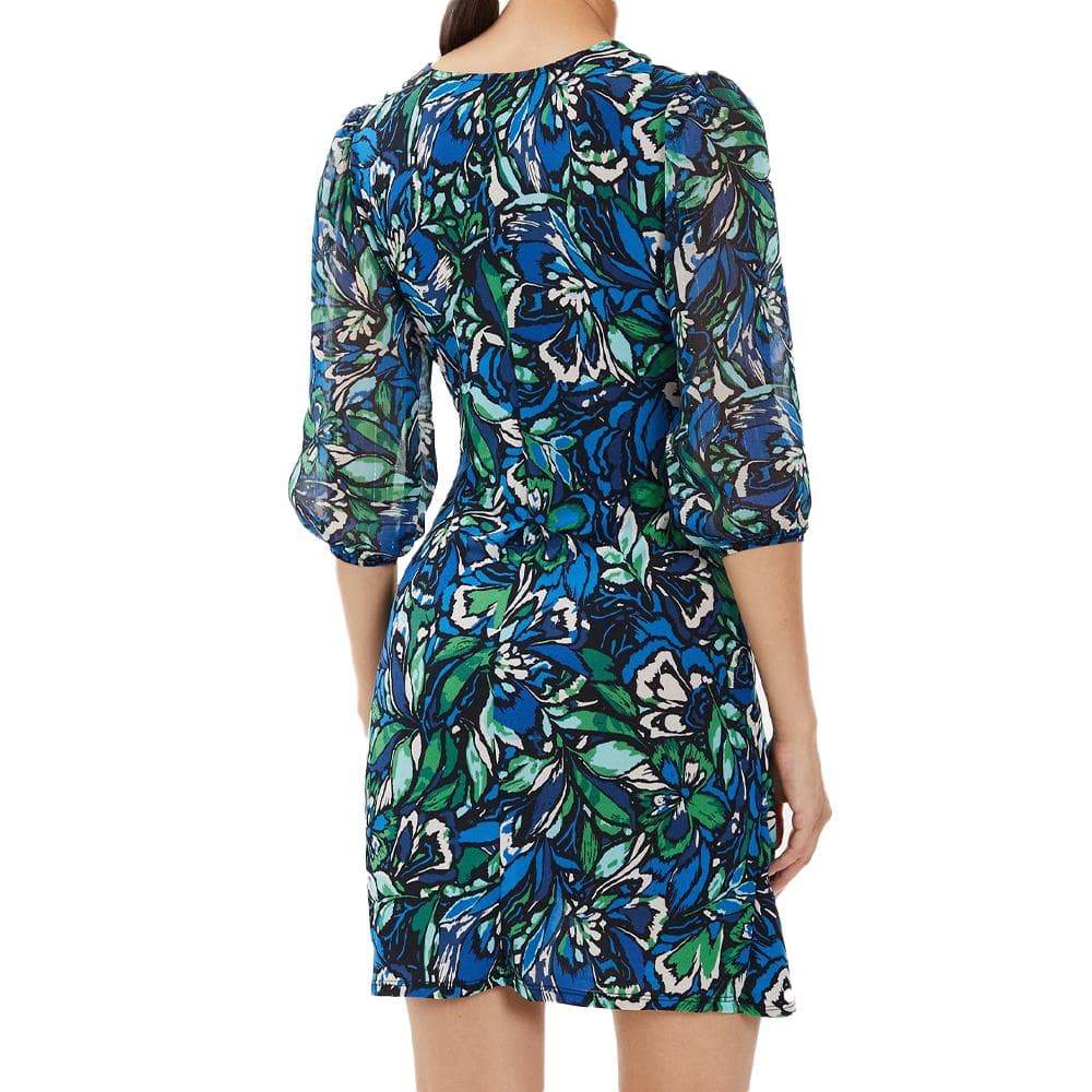 Robe Bleu/Vert Femme Morgan RIMIO 2