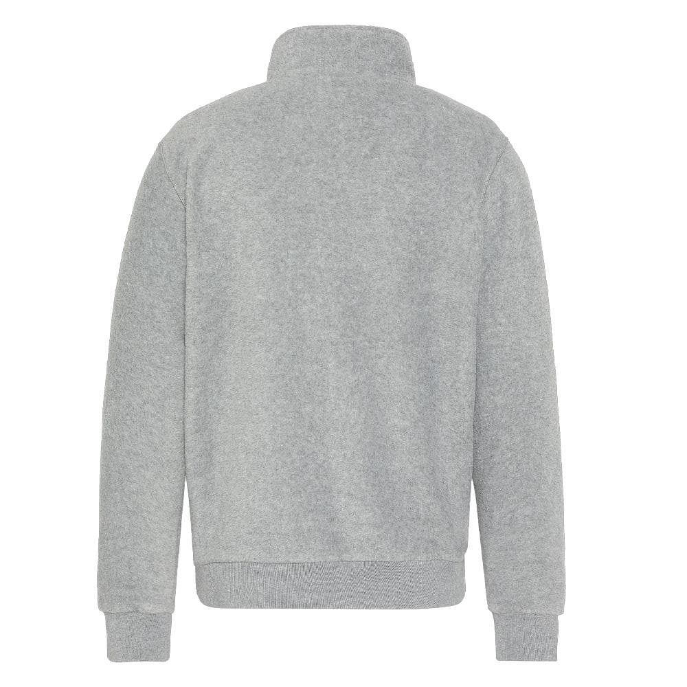 Sweat Polaire Gris Homme Schott Half Zipped 2