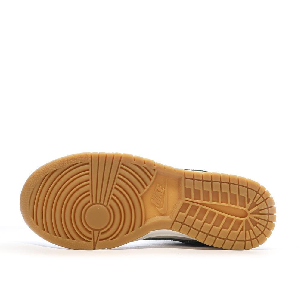 Baskets Blanches/Vertes Femme Nike Dunk Low 5
