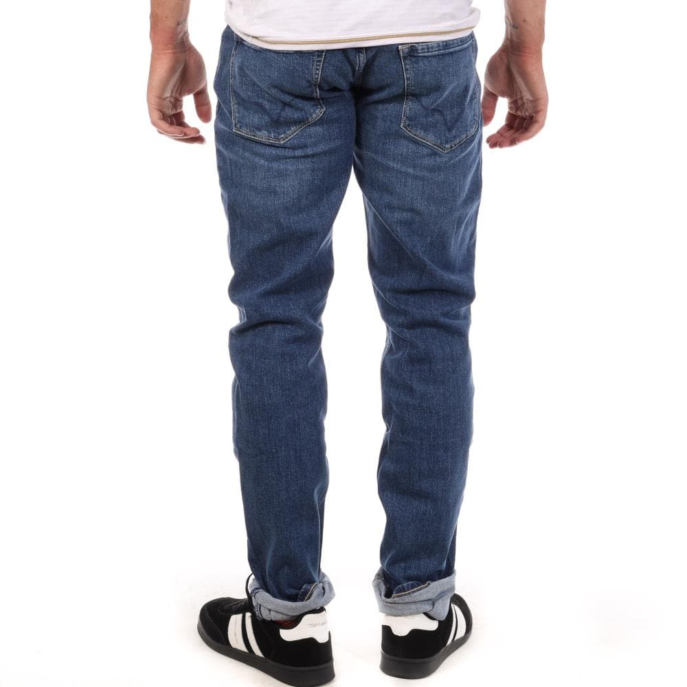 Jean Slim Bleu Moyen Homme Pepe Jeans PM202023 2