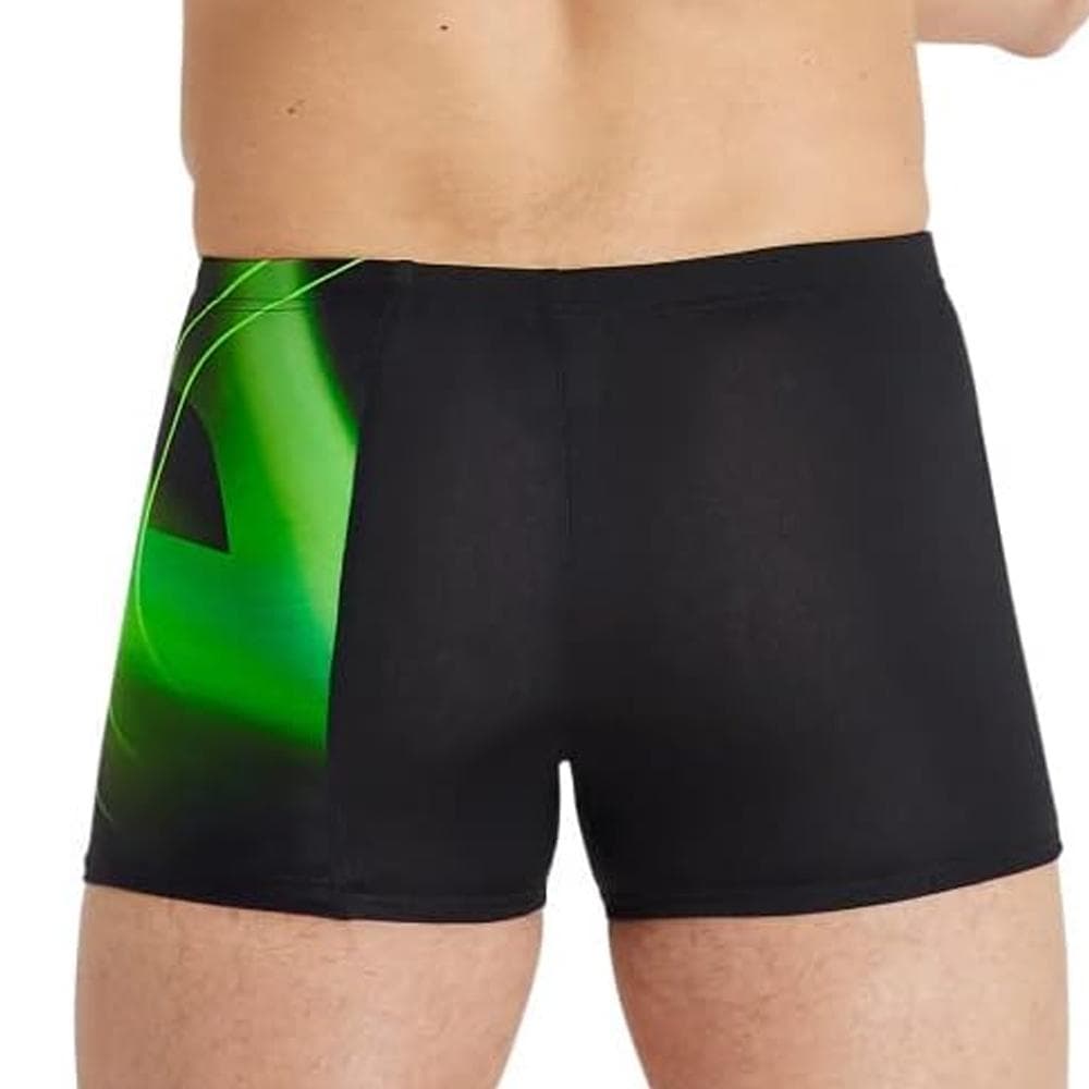 Boxer de bain Noir/Vert Homme Arena Swishort - T 2