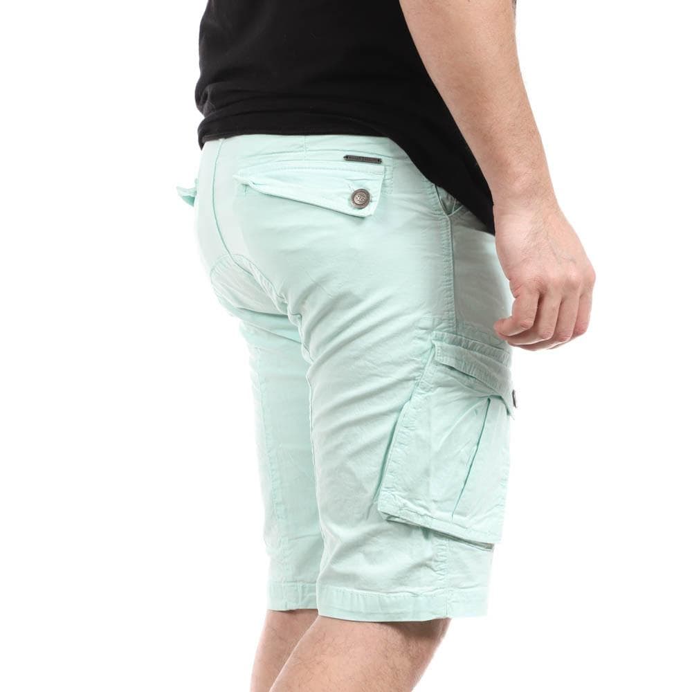 Bermuda Cargo Turquoise Homme Paname Brothers Betty 2